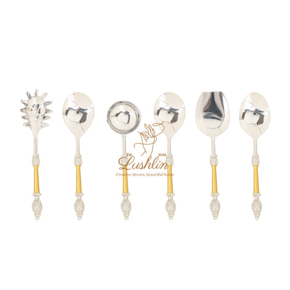 Lushlin Stainless Steel Kitchen Utensil & Serving Spoon Set
