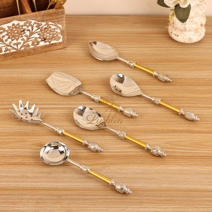 Lushlin Stainless Steel Kitchen Utensil & Serving Spoon Set