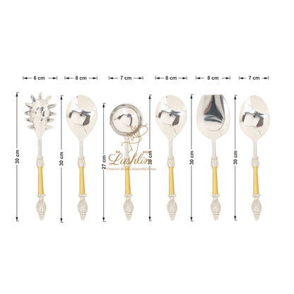 Lushlin Stainless Steel Kitchen Utensil & Serving Spoon Set